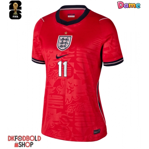 England Marcus Rashford #11 Udebanetrøje Dame VM 2026 Kort ærmer